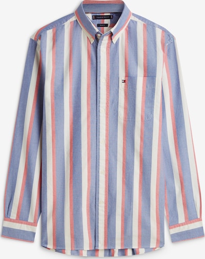 TOMMY HILFIGER Paita 'HERITAGE OXFORD' koossa L värissä taupe / pastellinpunainen / offwhite, Tuotenäkymä