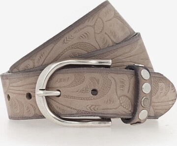 Ceinture 'Wakanda' b.belt Handmade in Germany en beige : devant