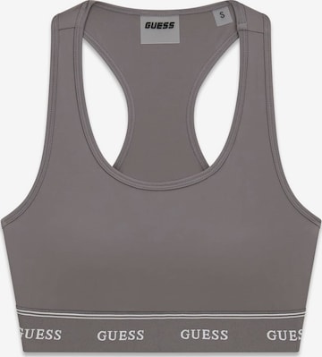 GUESS Sports Bra in Grey: front
