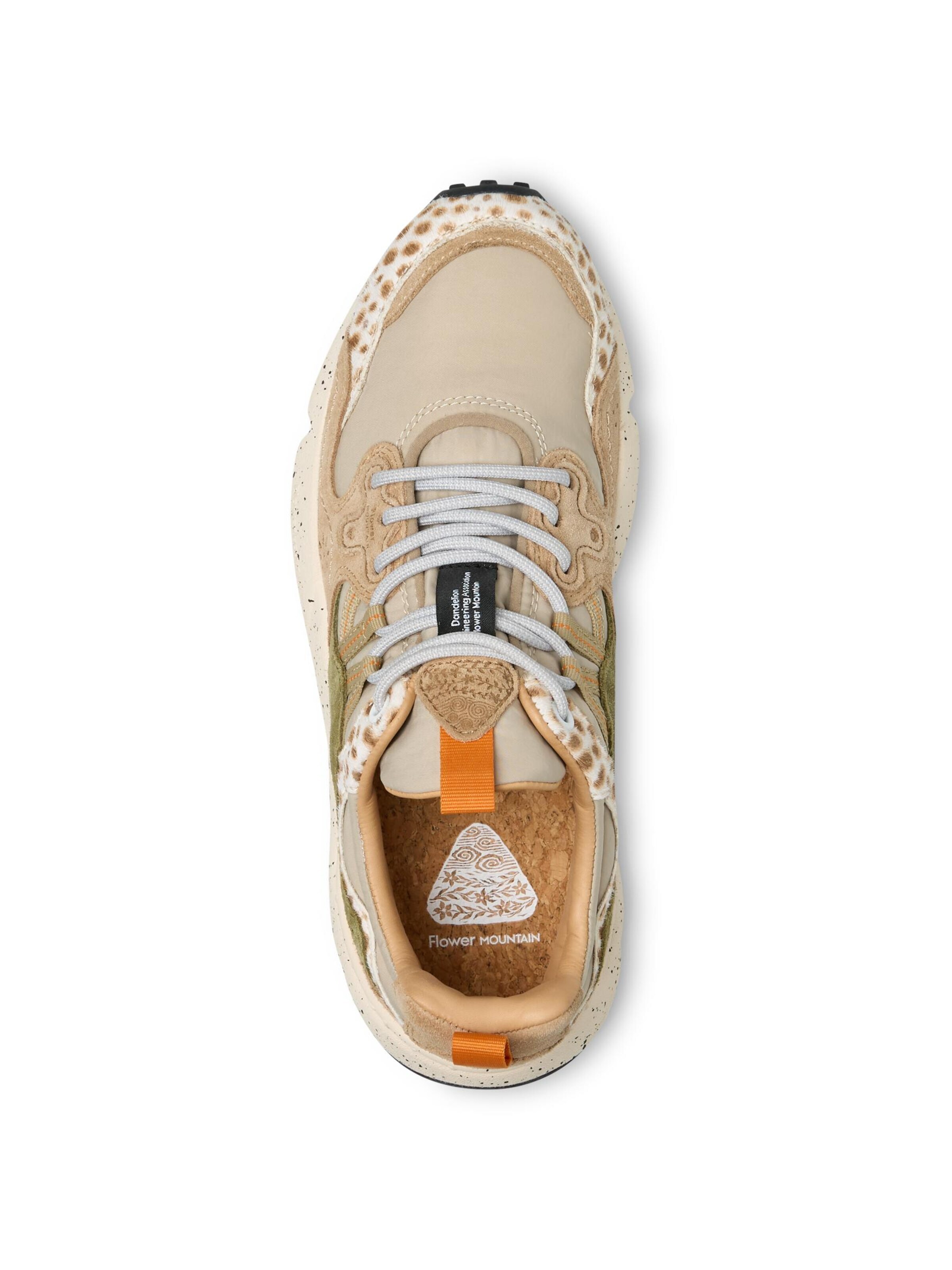 Flower Mountain Sneakers laag 'YAMANO 3 UNI' in Beige: voorkant
