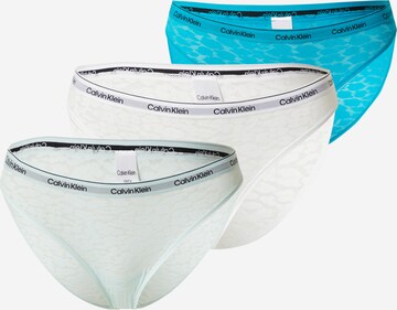 Slip Calvin Klein Underwear en bleu : devant