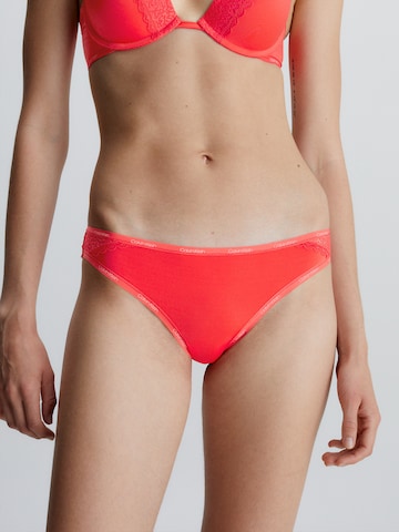 Slip 'Flirty' di Calvin Klein Underwear in rosso