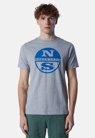 T-Shirt North Sails en gris : devant
