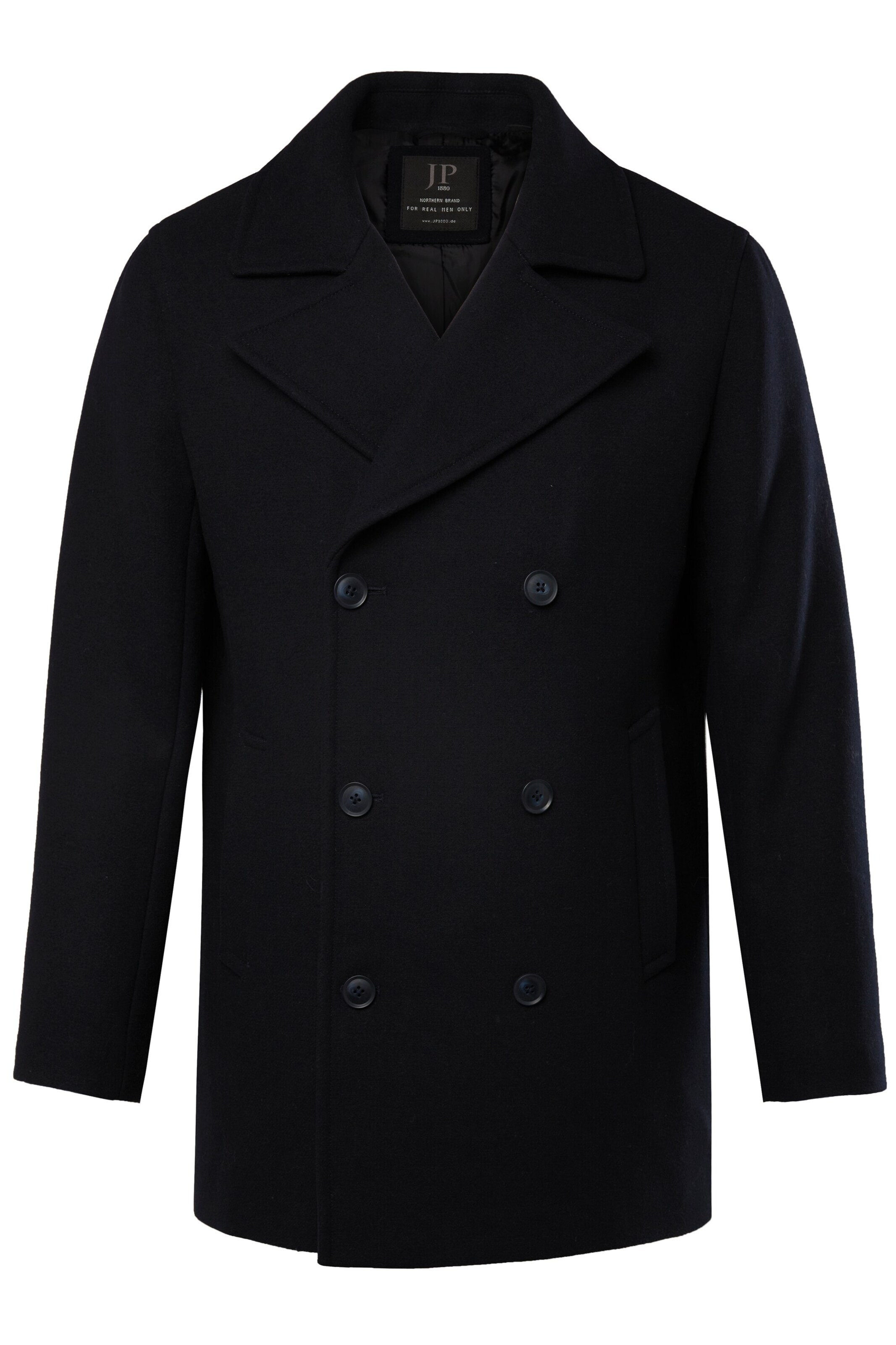 JP1880 Tussenjas in Zwart: voorkant