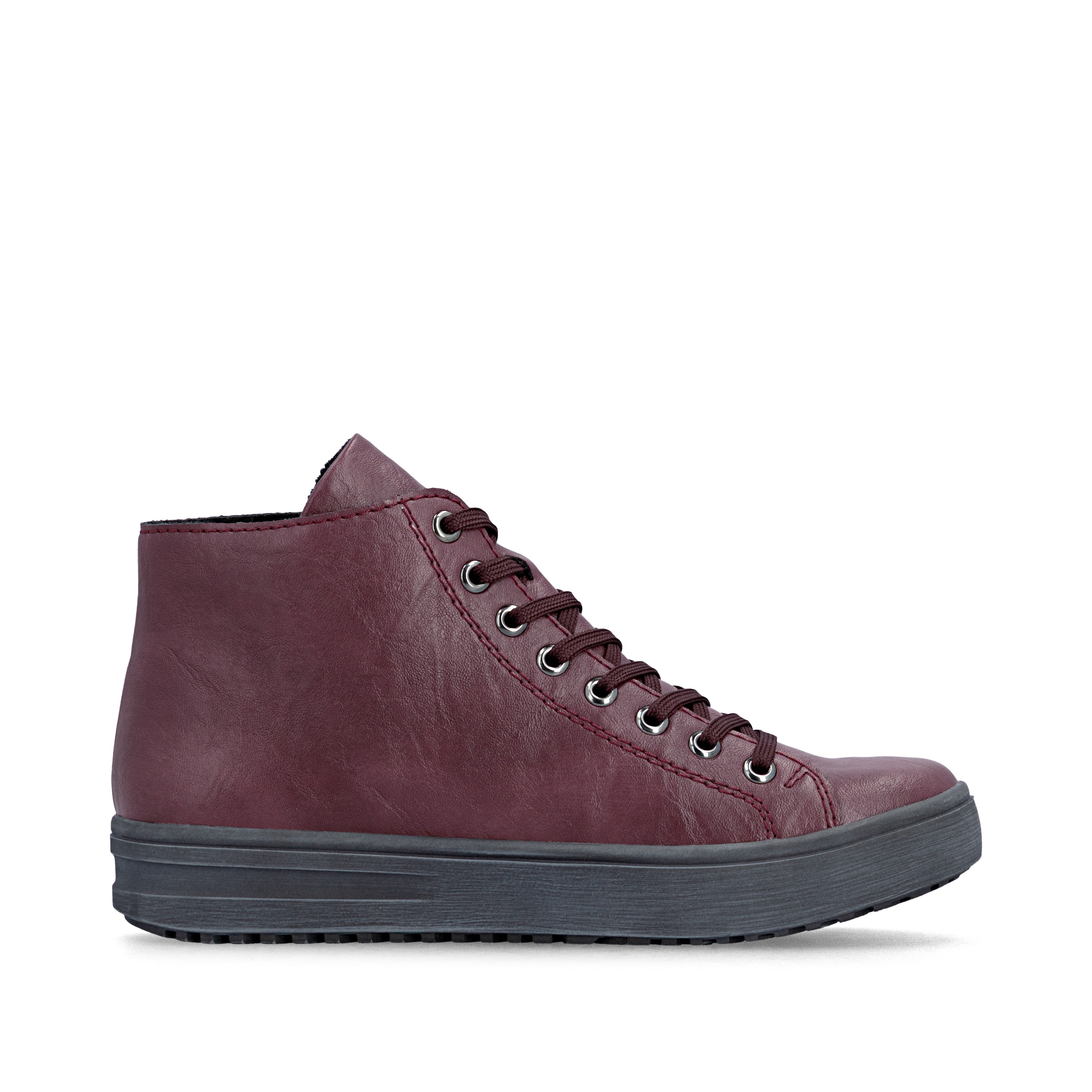 Bottines à lacets Rieker en rouge