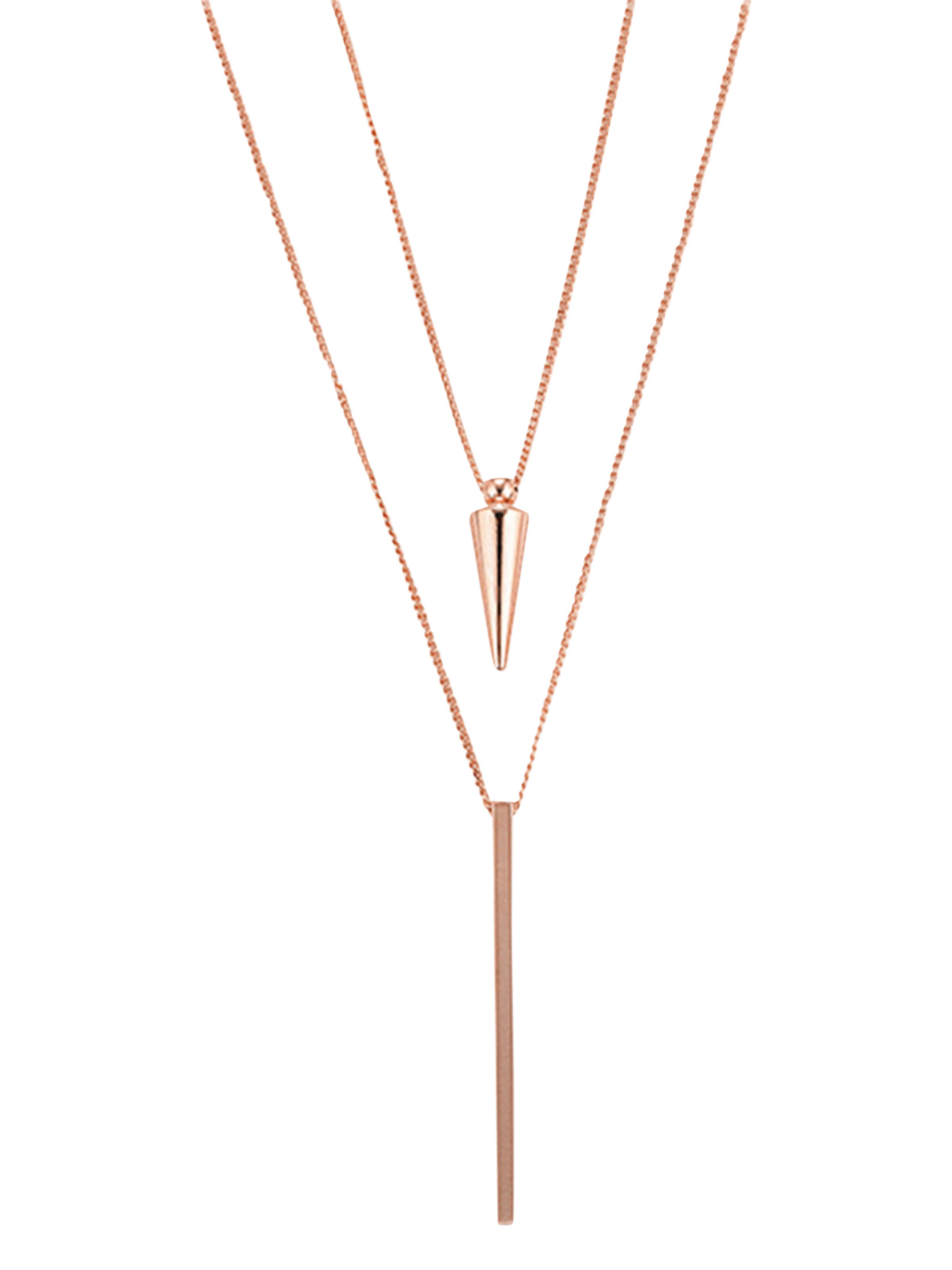 Heideman Kette 'Duplo' in Gold: Vorderseite