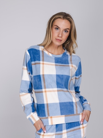 Rebelle Pyjama 'Checks' in Beige