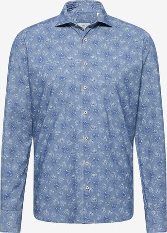 ETERNA Regular fit Overhemd 'MODERN FIT' in Blauw: voorkant