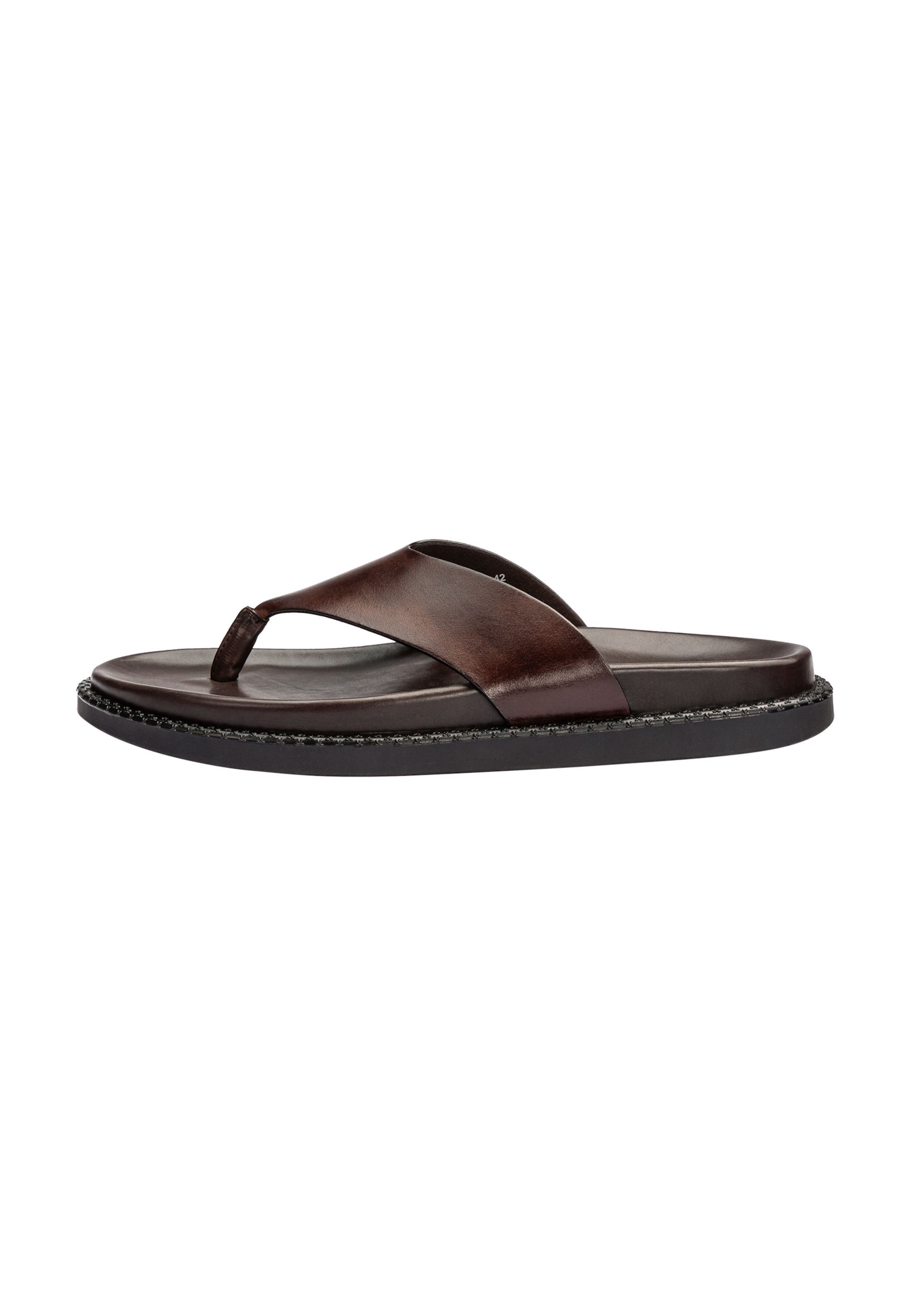 LLOYD Teenslippers 'WADE' in Bruin: voorkant