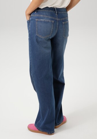 Aniston CASUAL Wide Leg Jeans in Blau