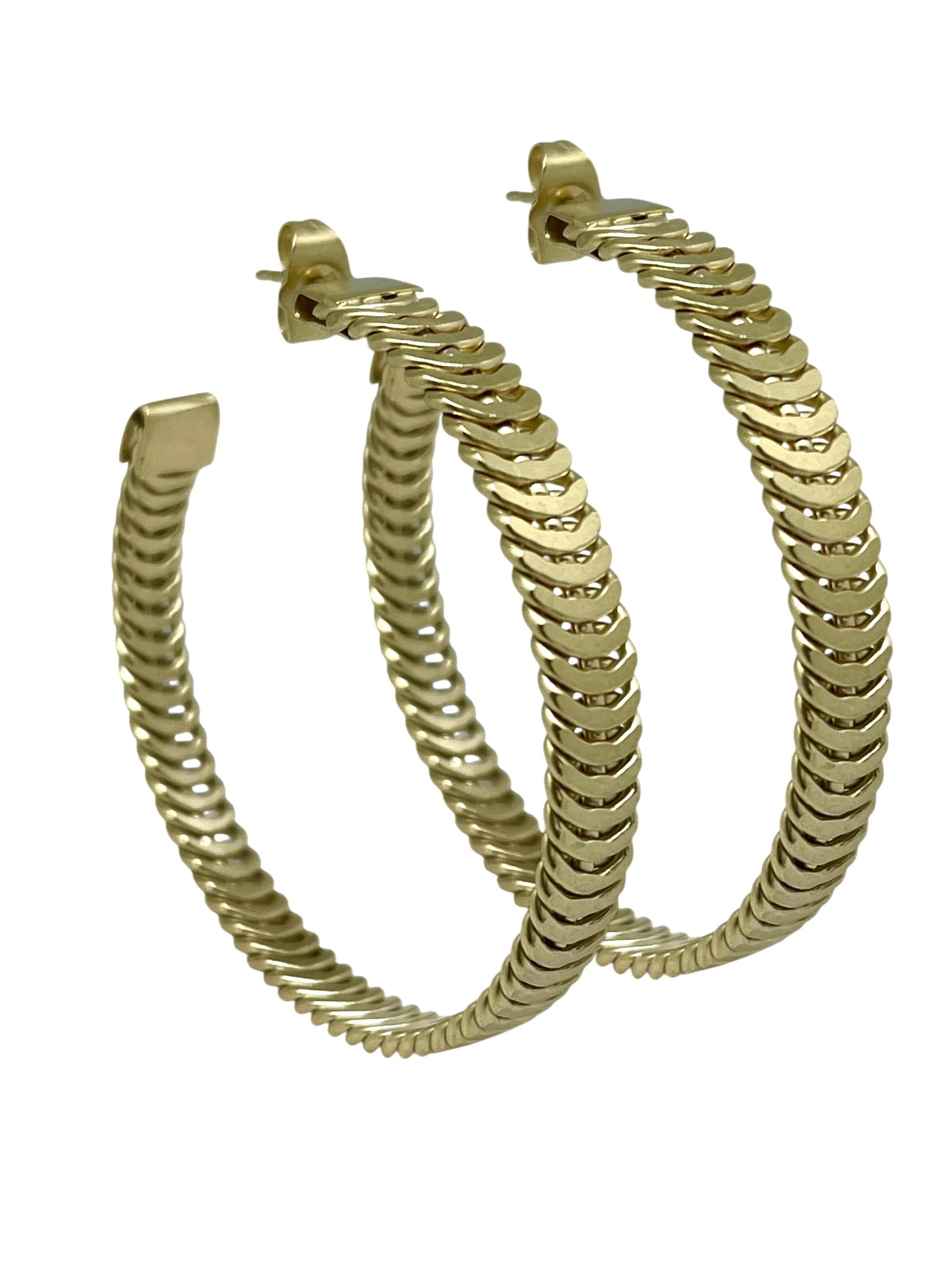 Gloria Mago Earrings 'Marea' in Gold: front