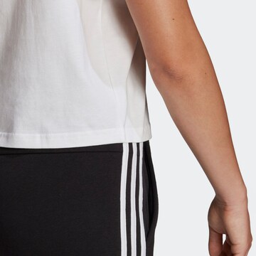 ADIDAS SPORTSWEAR Sportshirt 'Essentials Loose 3-Stripes ' in Weiß