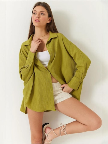 Chemisier Bianco Lucci en vert