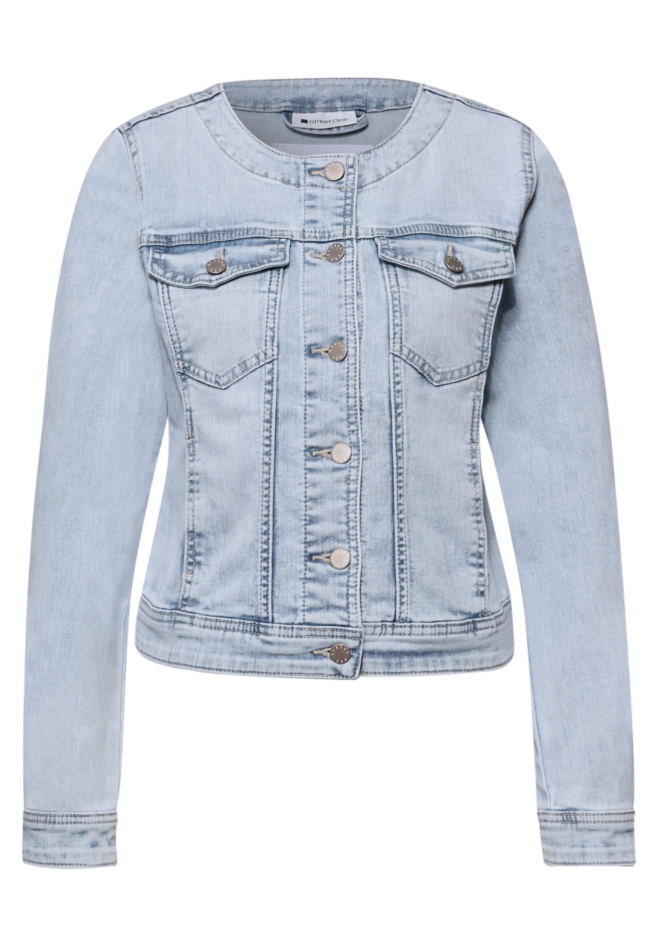 STREET ONE Jacke 'Roxana' in Blau: Vorderseite