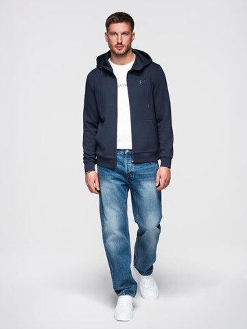 Sweat-shirt Ombre en bleu