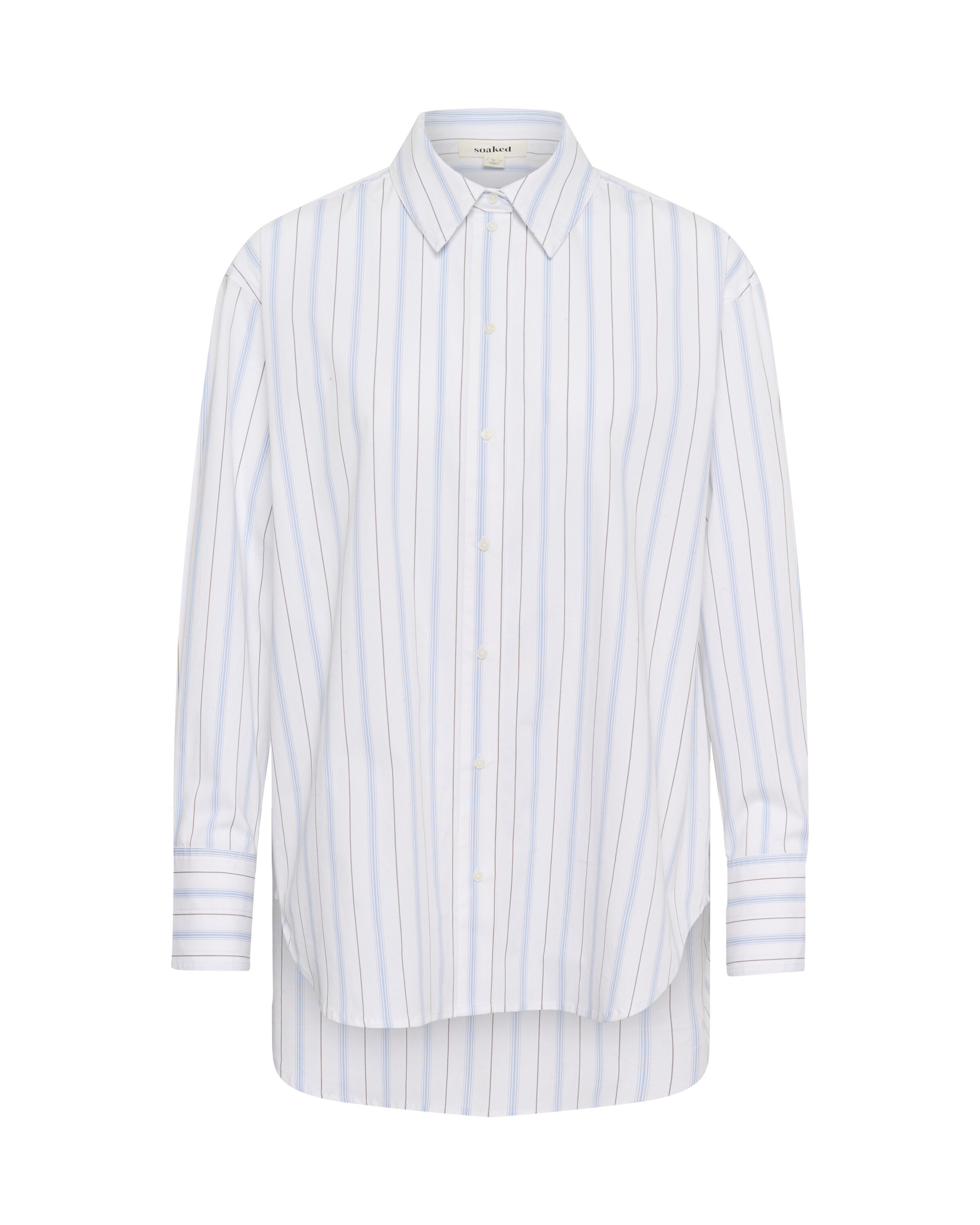 SOAKED IN LUXURY T-shirt en L en blanc, Vue avec produit