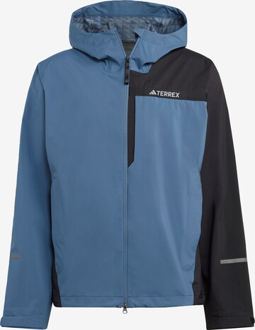 ADIDAS TERREX Outdoorjas in Blauw: voorkant