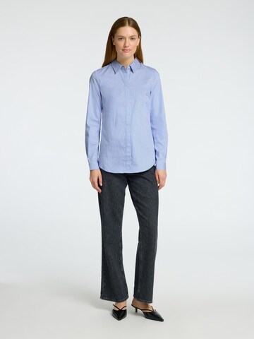 SELECTED Blouse 'SLFROMIE' in Blauw