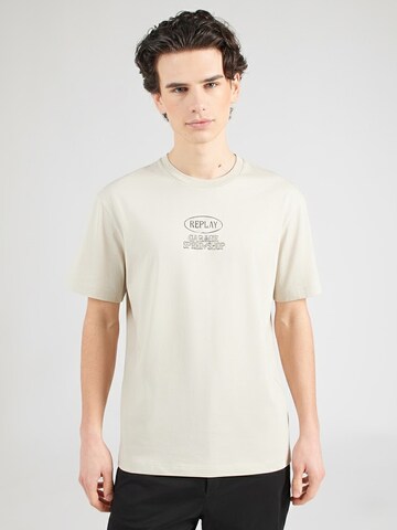 REPLAY Shirt in Beige
