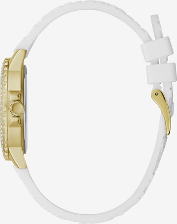 GUESS Analog Watch 'Crown Jewel' in White