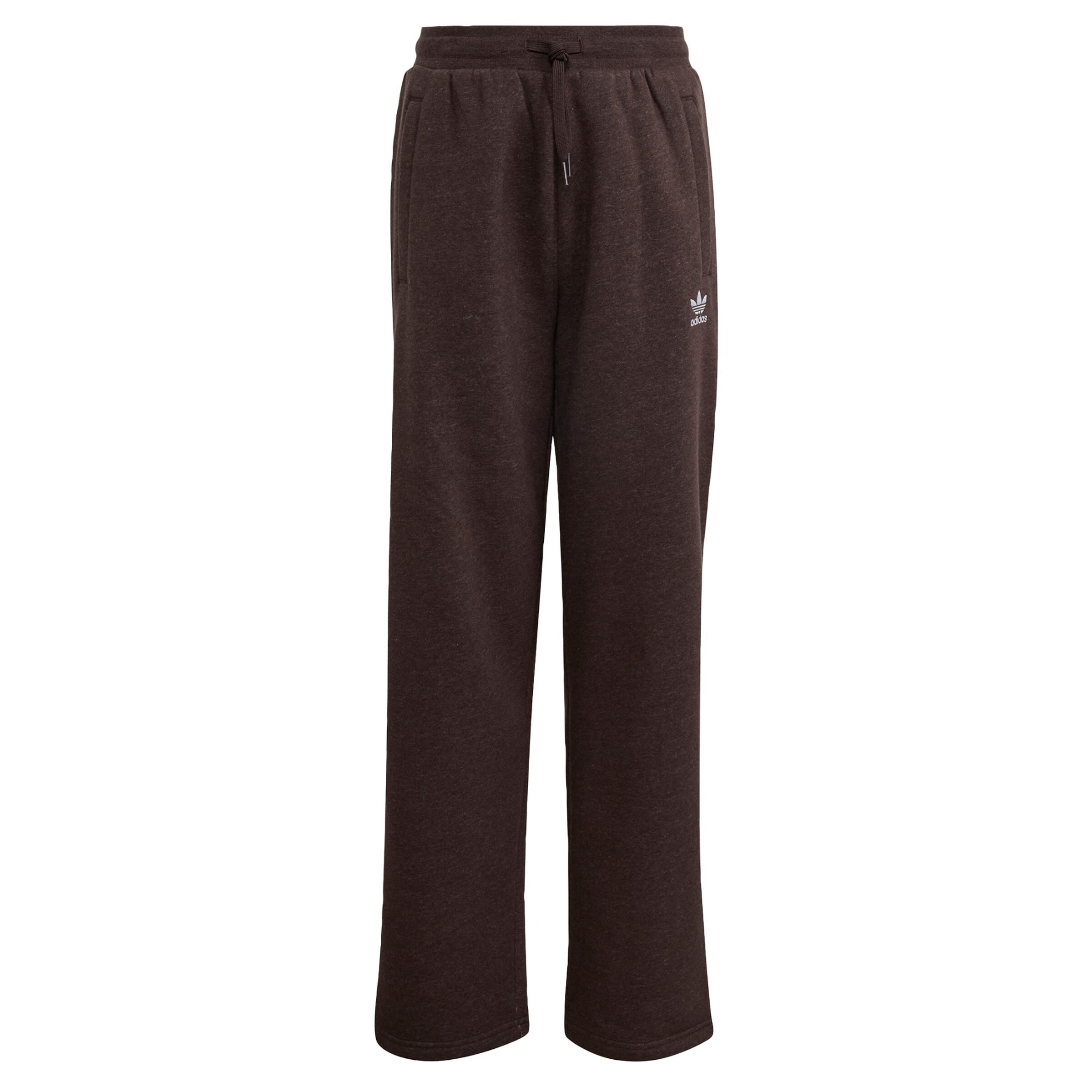 Pantalon 'Wide Leg Pants Fleece' ADIDAS ORIGINALS en marron : devant