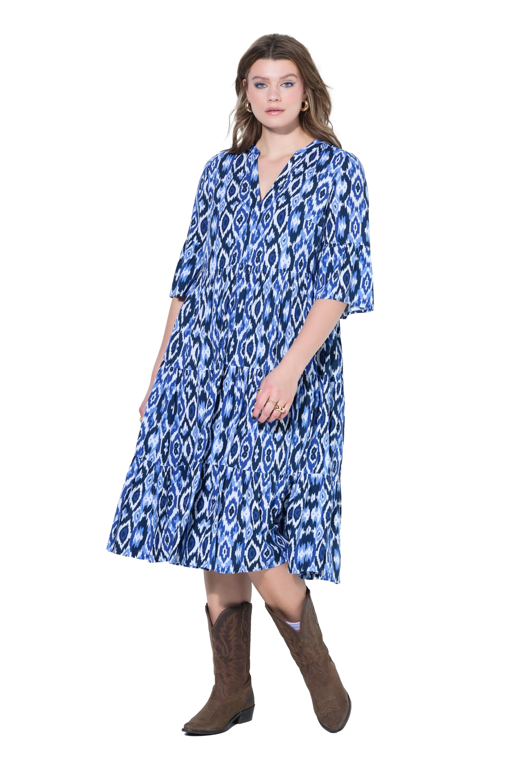 Studio Untold Sommerkleid in Blau: Vorderseite