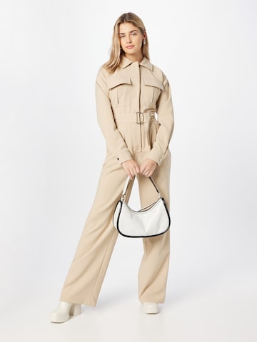 Tuta jumpsuit di Nasty Gal in beige