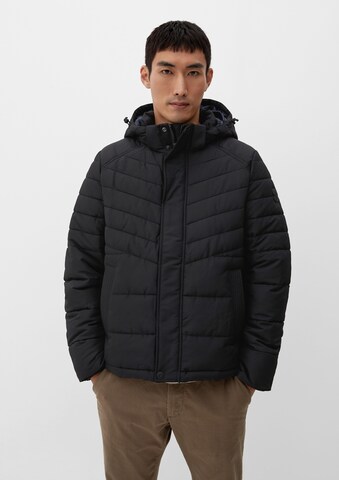 s.Oliver Jacke in Schwarz: Vorderseite