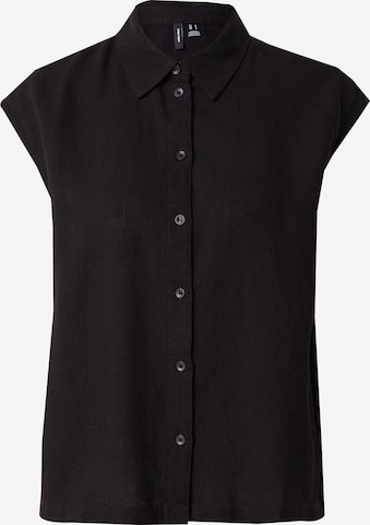 Chemisier 'VMLINN' VERO MODA en noir : devant