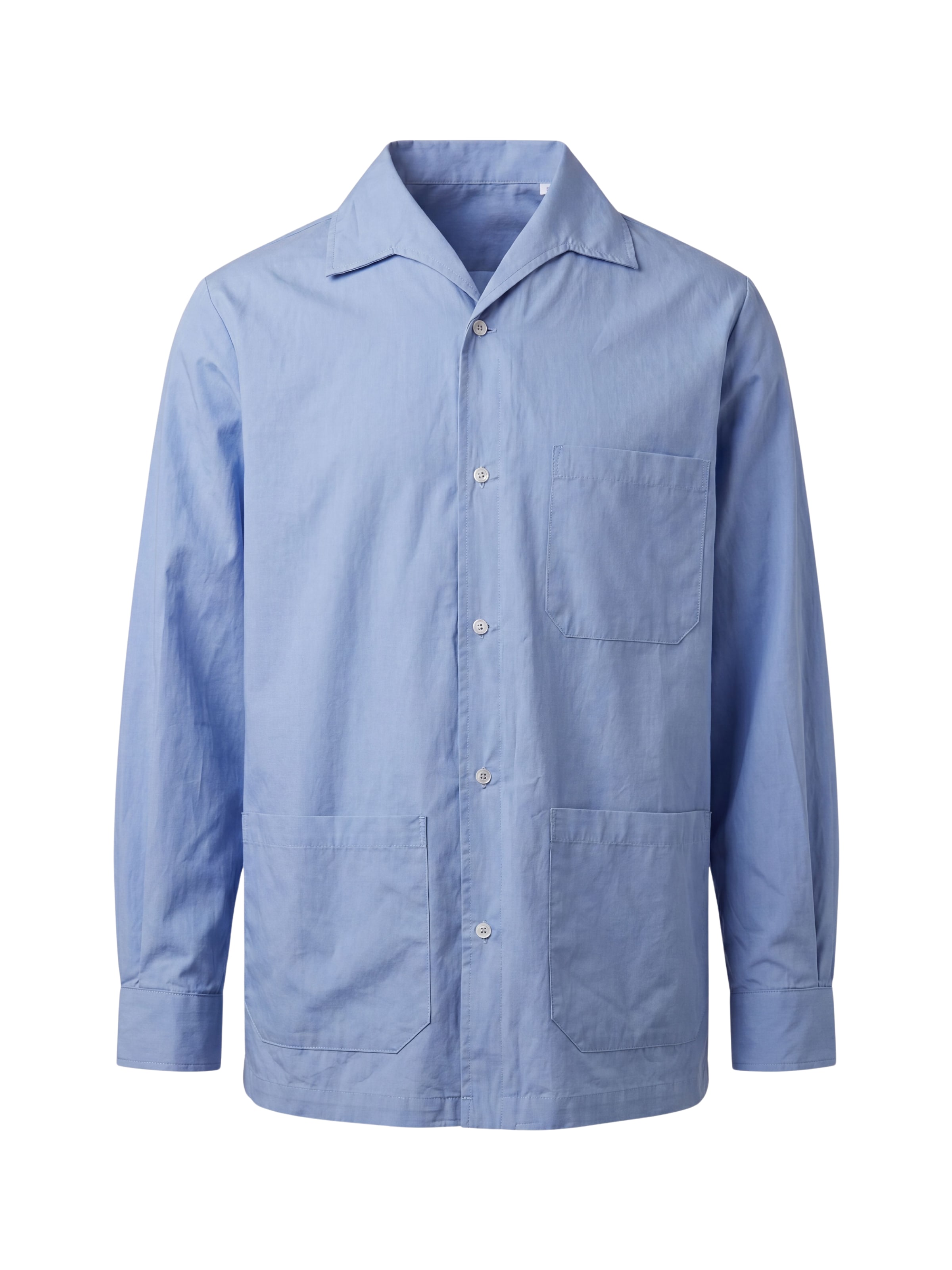 ARMIE Regular fit Overhemd 'Adam' in Blauw: voorkant