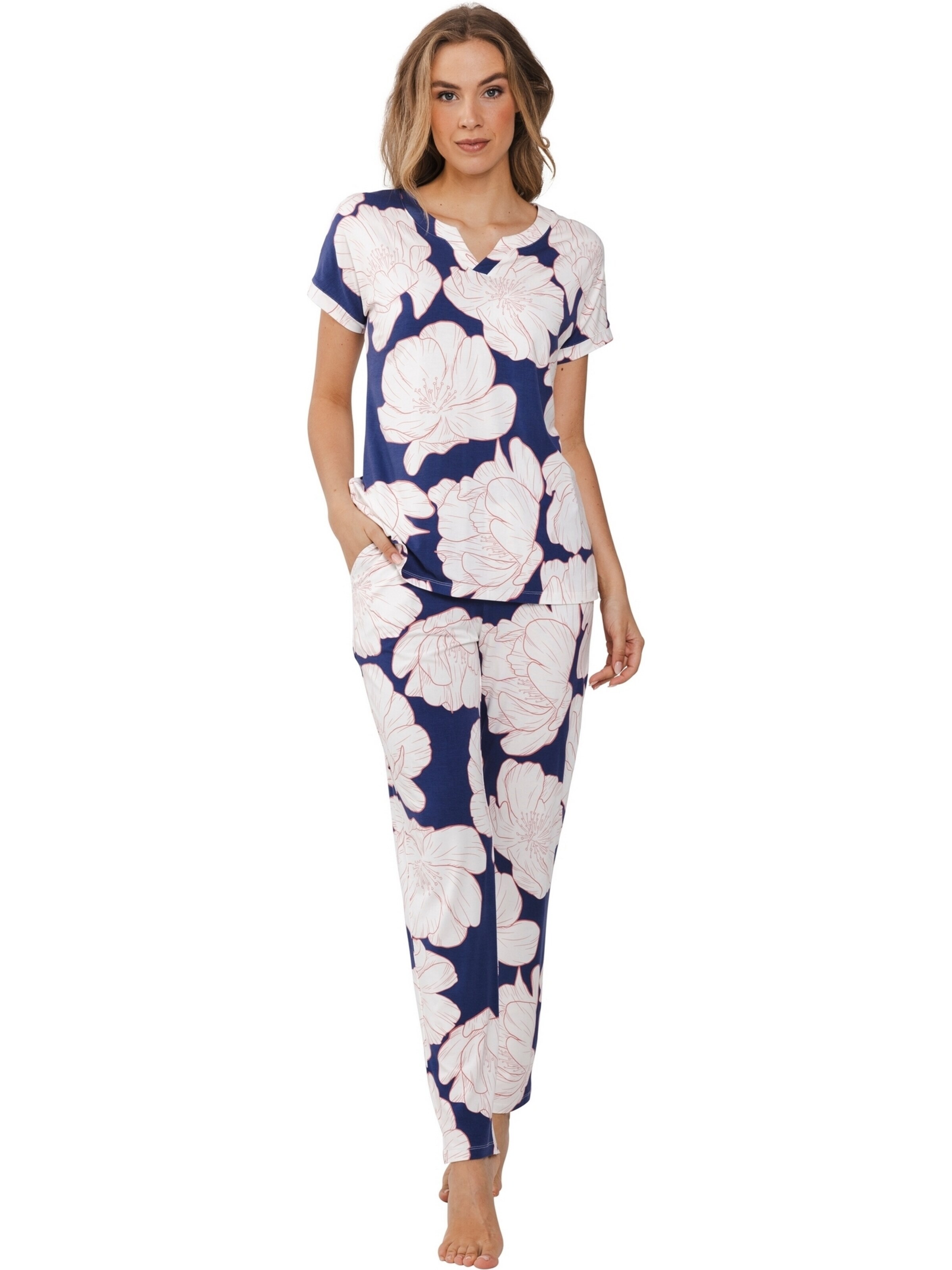 Pastunette Pajama in Blue: front