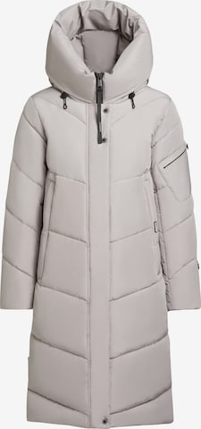 khujo Демисезонное пальто 'Jange2' в Серый: спереди