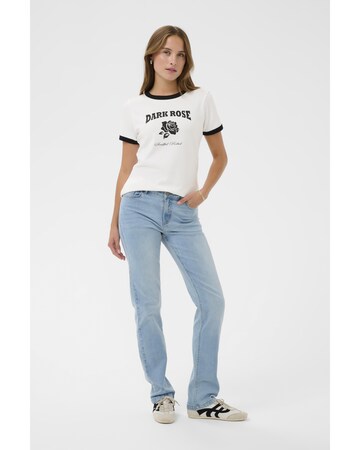 Kaffe T-Shirt 'KAolivia' in Weiß
