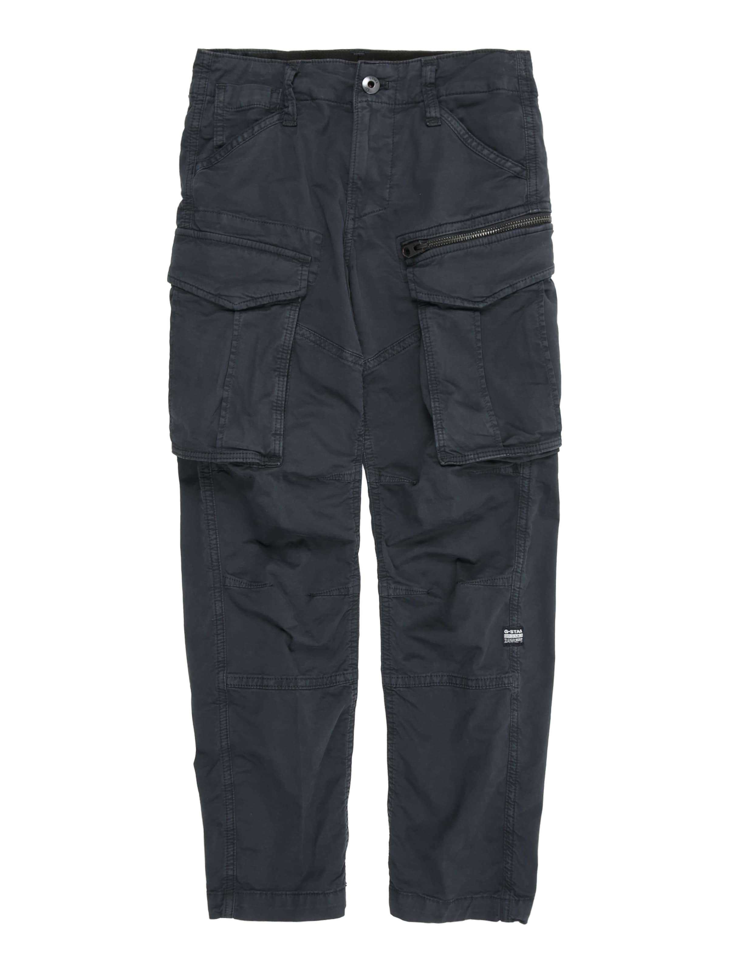 G-STAR - Tapered Calças em preto: frente