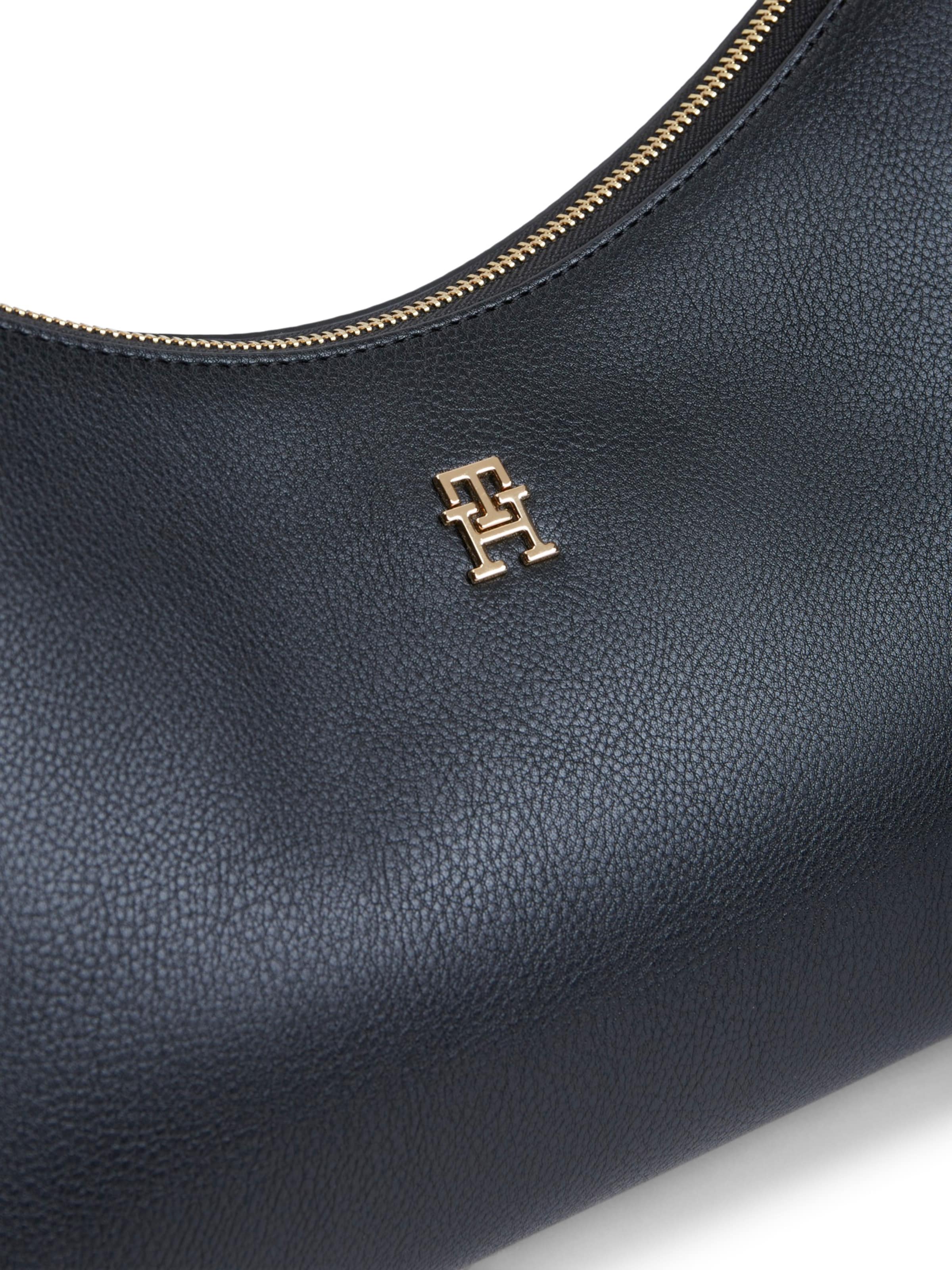 TOMMY HILFIGER Taška přes rameno – černá