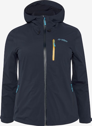 Maier Sports Outdoor Jacket in Blue: front