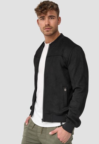 INDICODE JEANS Between-Season Jacket 'Ibon' in Black