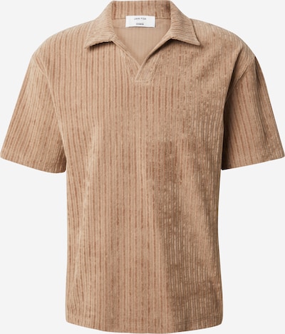 DAN FOX APPAREL Shirt 'Leif' in de kleur Donkerbeige, Productweergave