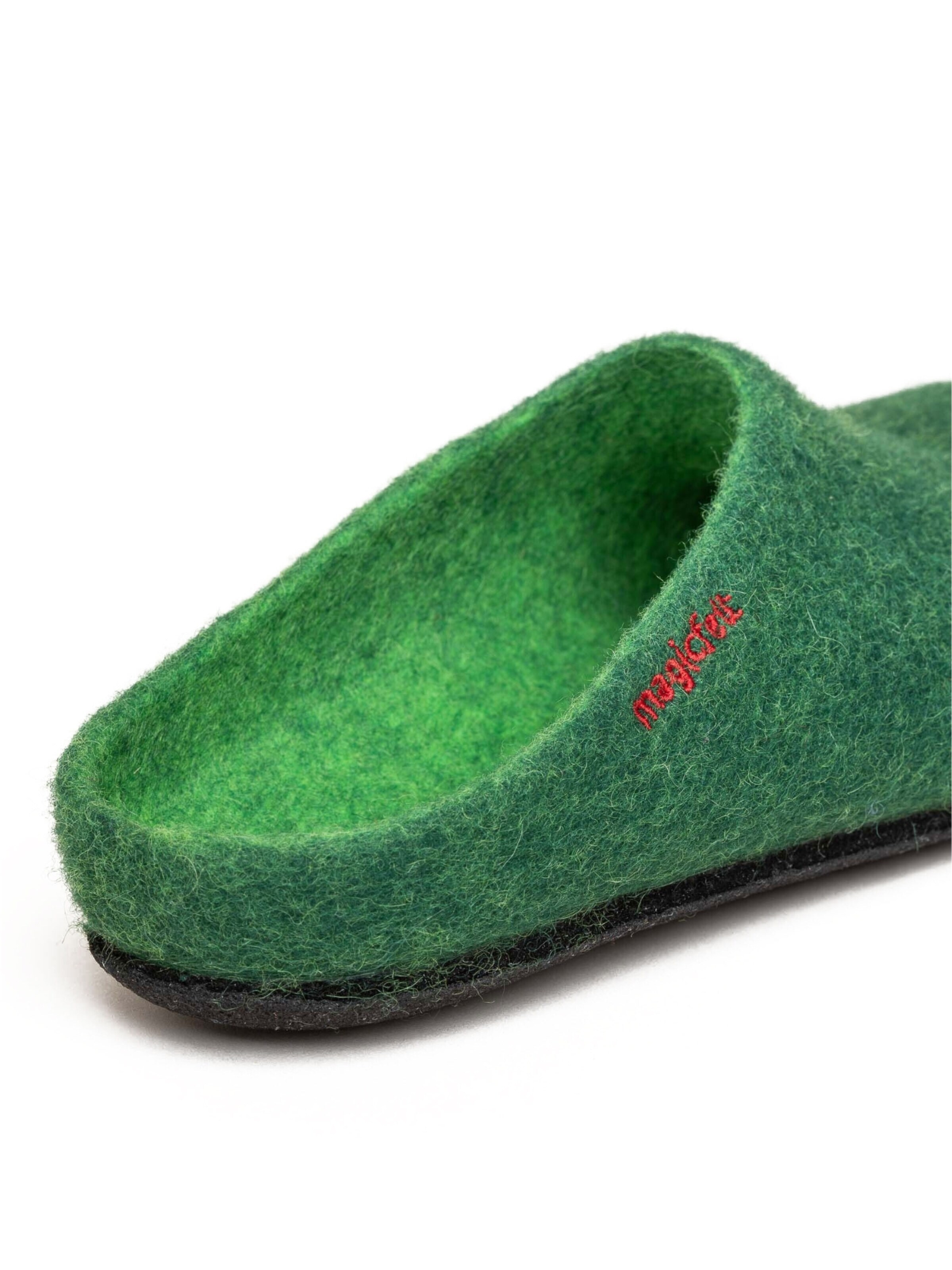MagicFelt Slippers 'Filzpantoffel Magicfelt 709' in Green