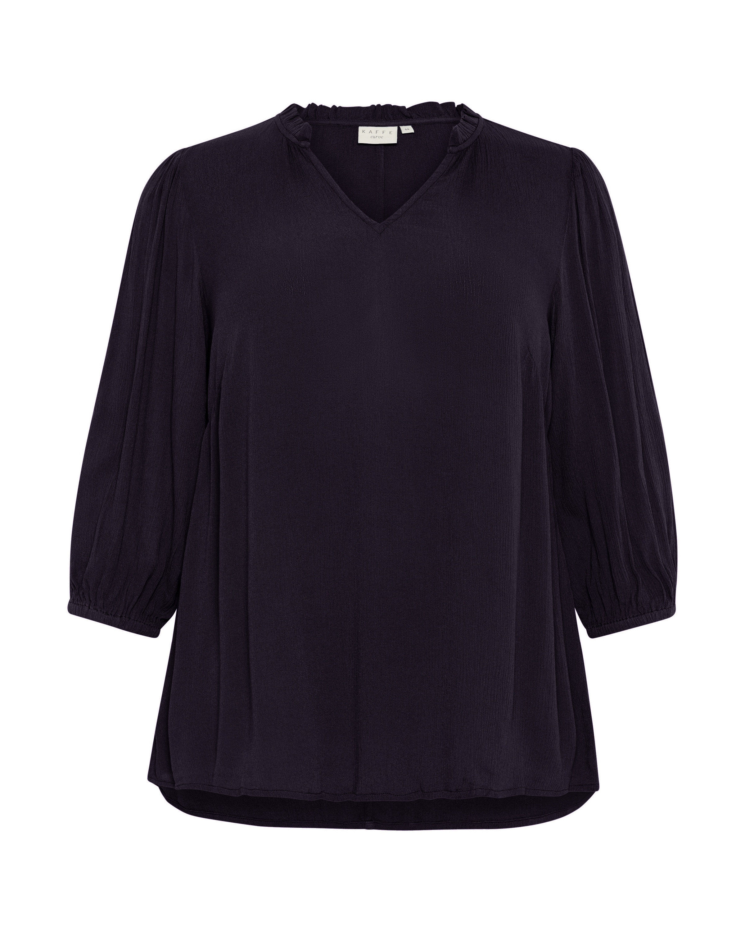 KAFFE CURVE Bluzka 'KC Kamille' w kolorze fioletowy: przód