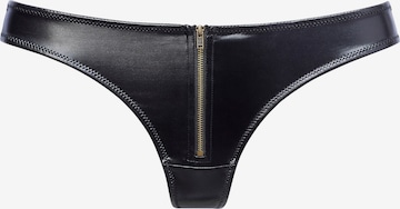 Slip PETITE FLEUR GOLD en noir : devant