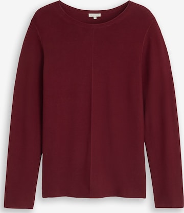 Pull-over Tom Tailor Women + en rouge : devant
