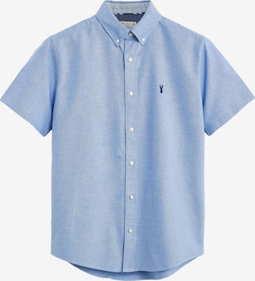 Next Button Up Shirt in Blue: front