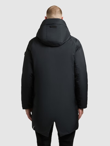 khujo Wintermantel 'Kenji' in Schwarz