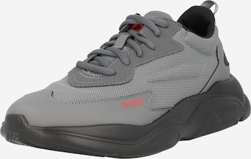 HUGO Red Sneakers 'Leon' in Grey: front