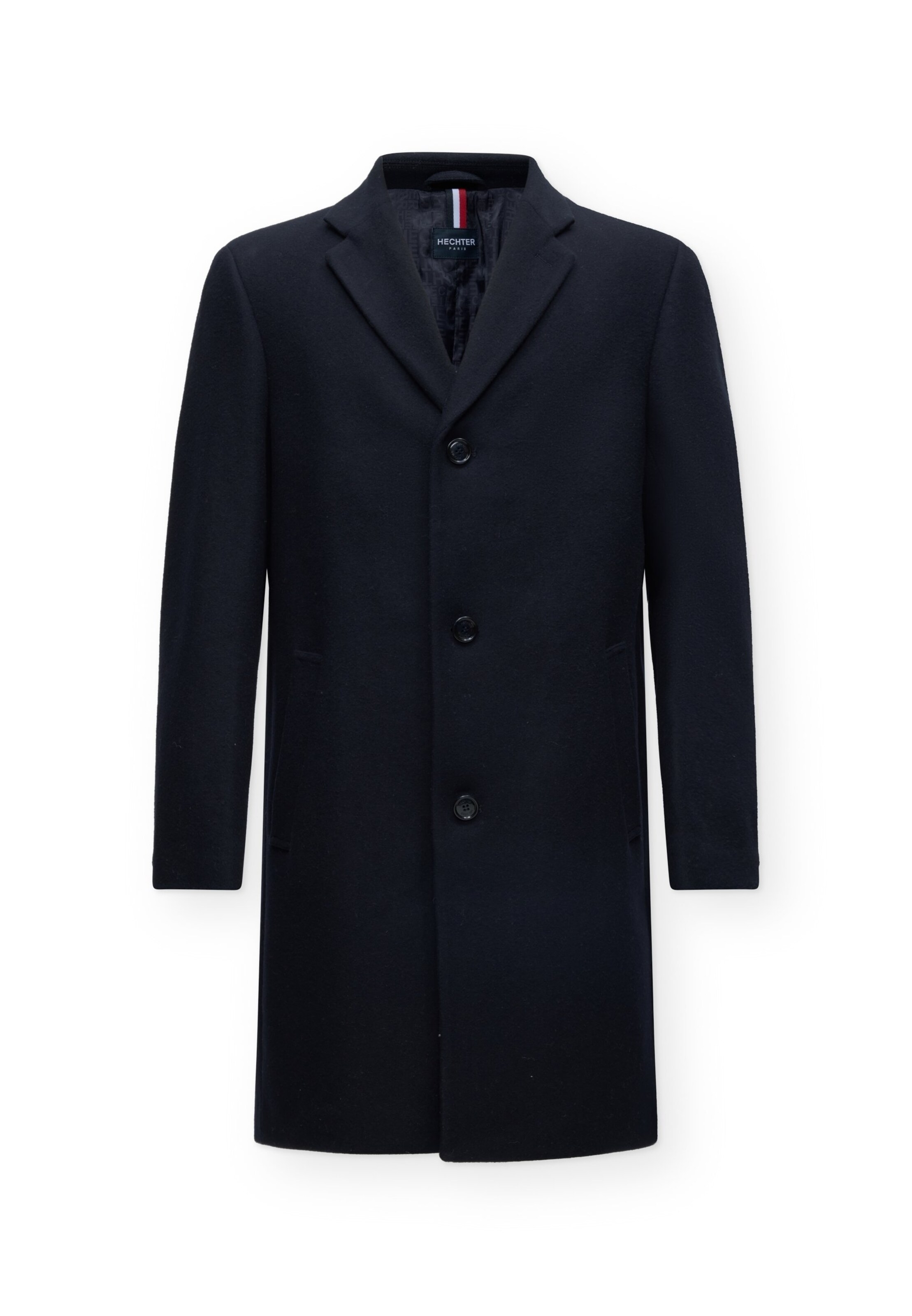 Cappotto di mezza stagione in S-M HECHTER PARIS di colore blu notte, Visualizzazione prodotti