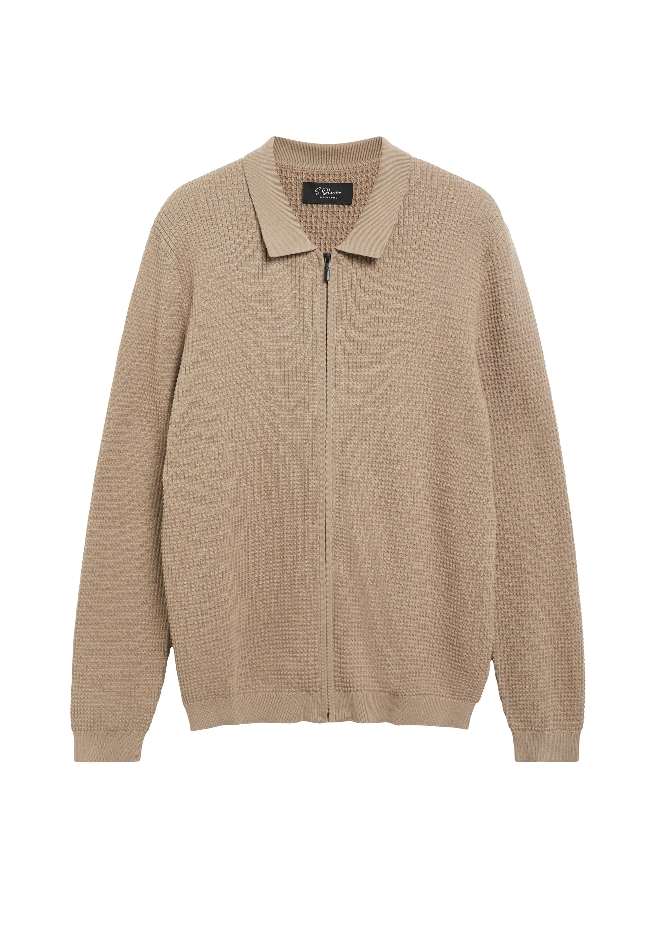 Vestes en maille s.Oliver en marron : devant