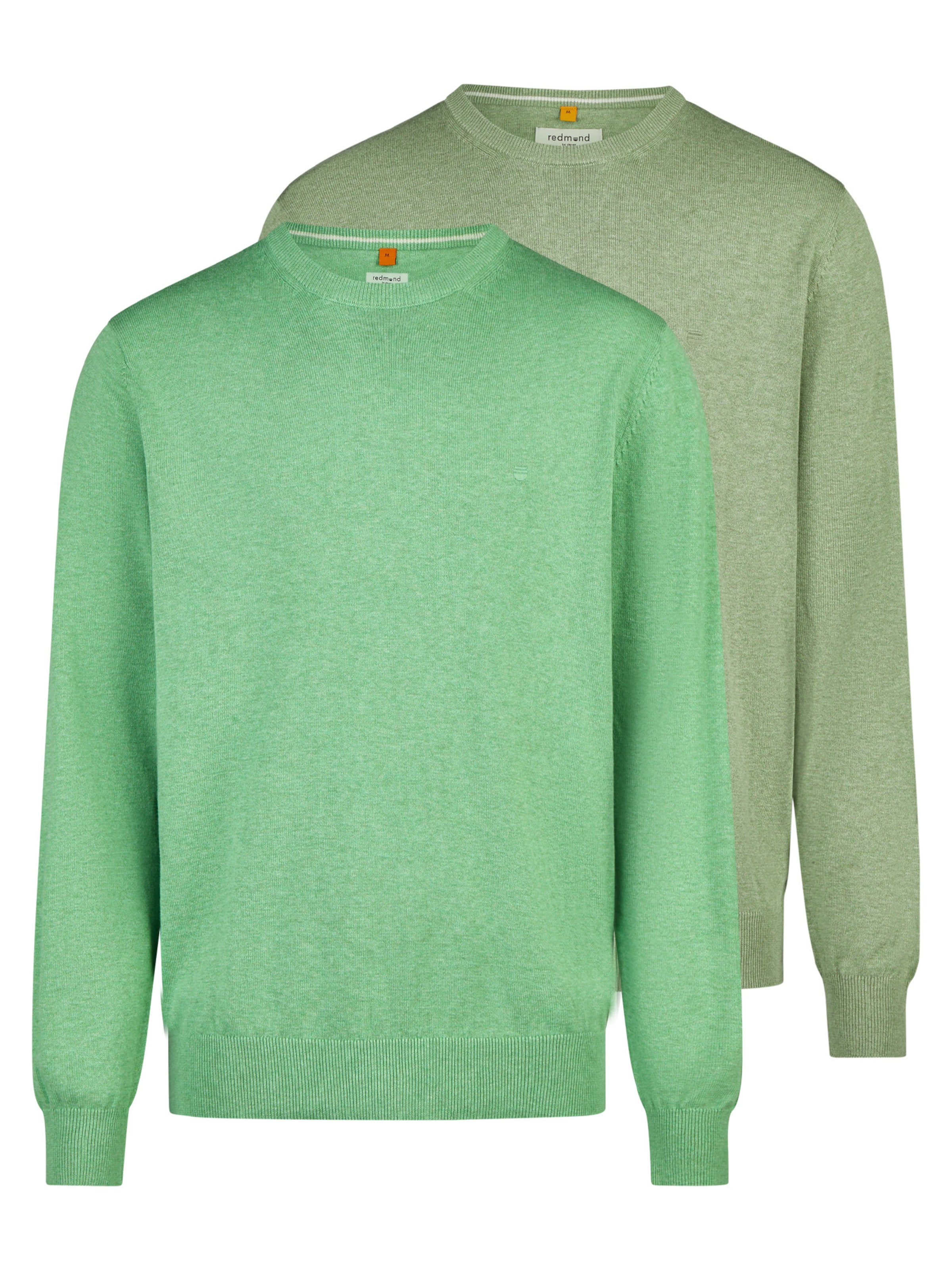 redmond Sweater 'Basic' in Green: front