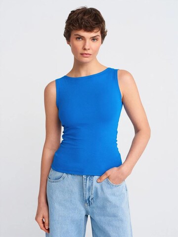 Dilvin Blouse in Blue: front