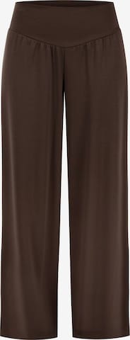 Loosefit Pantalon ' Jorina ' Smilodox en marron : devant